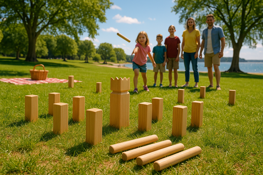 🌿 Spielt man überall: Wiese, Sand, Park – warum Kubb das flexibelste Outdoor-Spiel ist