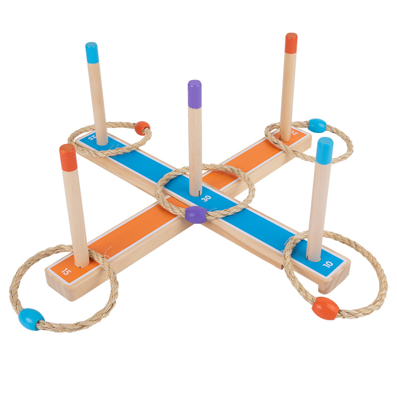 Outdoor Ringwurfspiel aus Holz