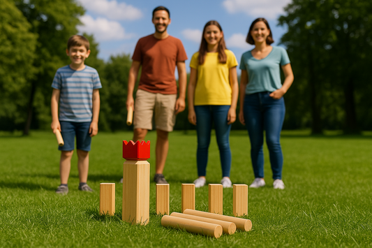 👨‍👩‍👧‍👦 Mit Kubb reisen – Warum Kinder & Erwachsene es lieben werden