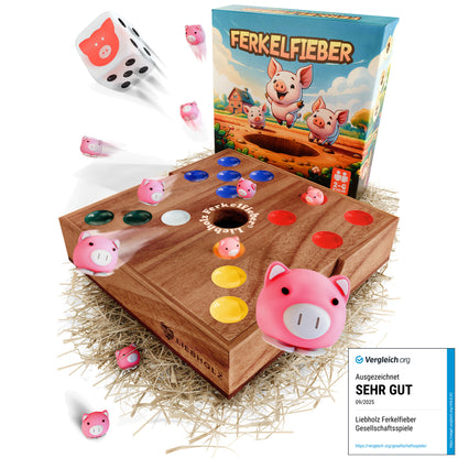Ferkelfieber [Pig Hole] - Das lustige Schweinchen Spiel für 2 bis 6 Spieler