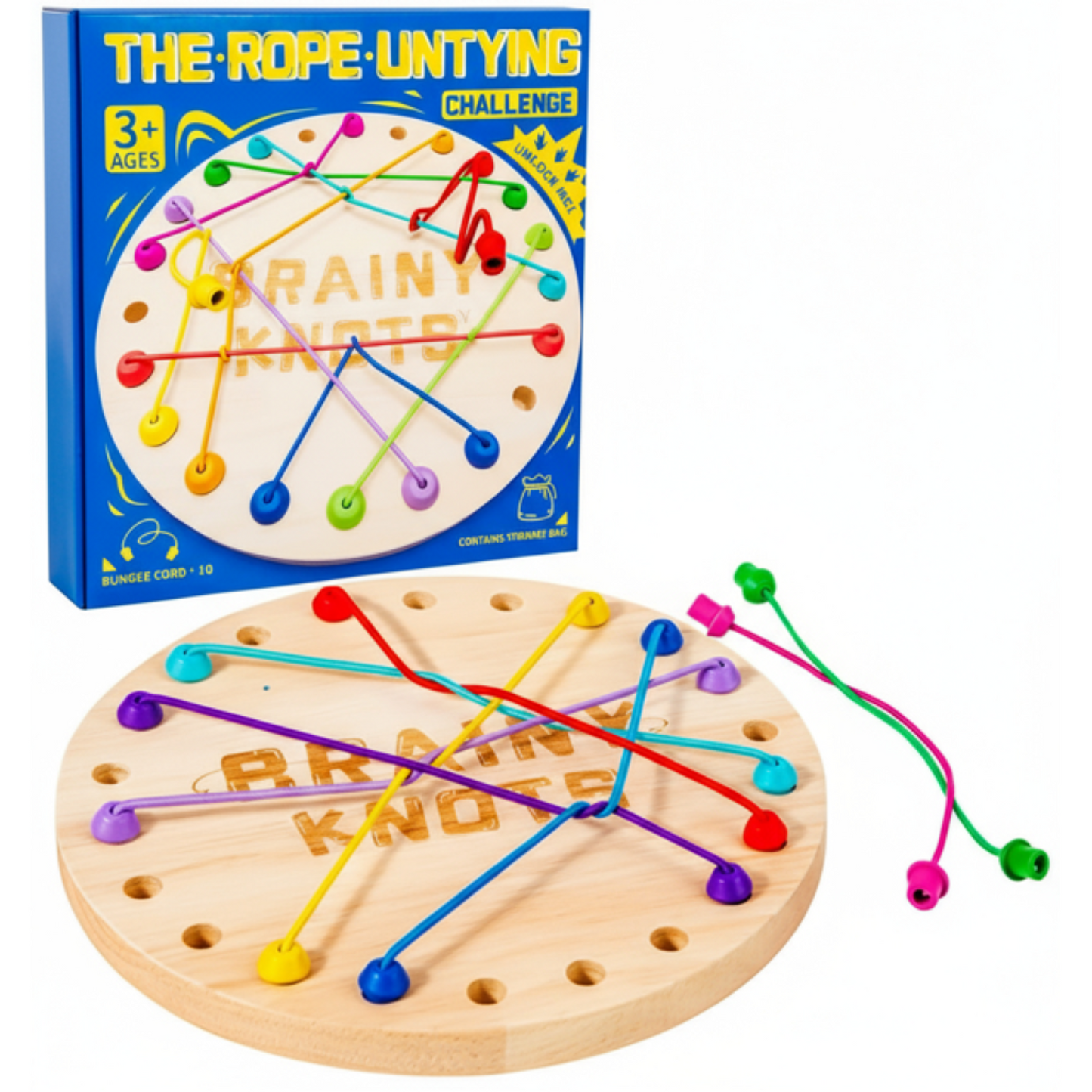 Brainy Knots – verdrehte Knoten Strategiespiel für Jung & Alt