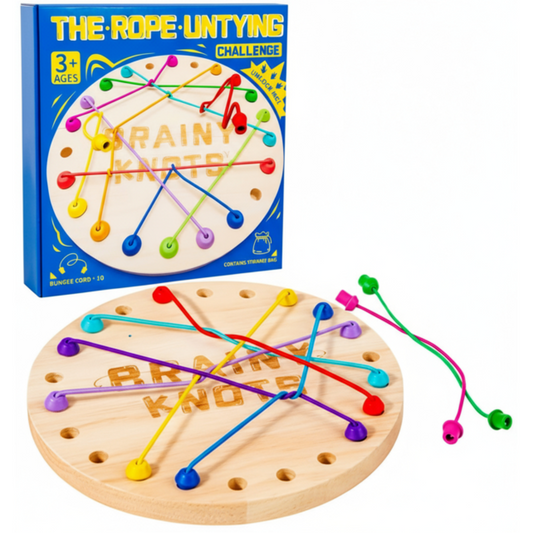 Brainy Knots – verdrehte Knoten Strategiespiel für Jung & Alt