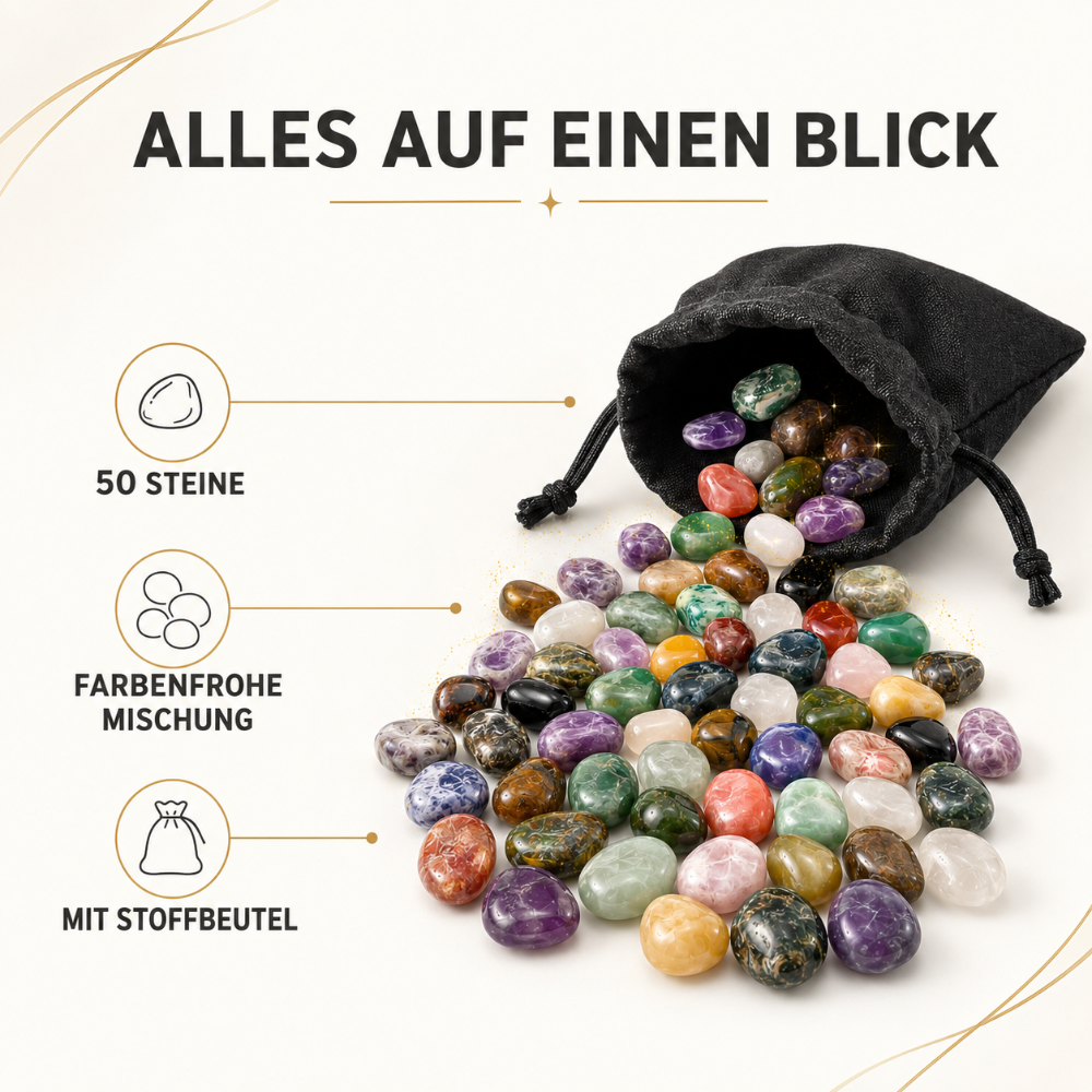 Bunter Edelsteinmix für Kinder