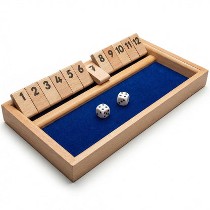 Shut the Box Würfelspiel - Jackpot Klappspiel