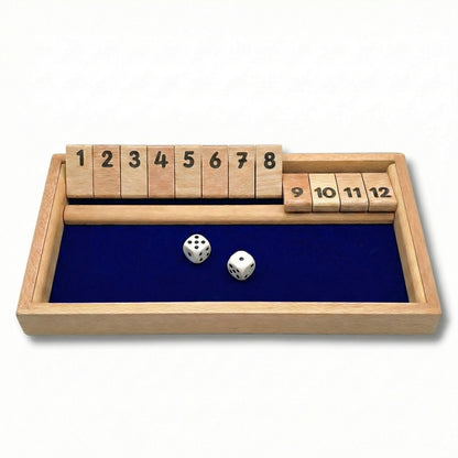 Shut the Box Würfelspiel - Jackpot Klappspiel