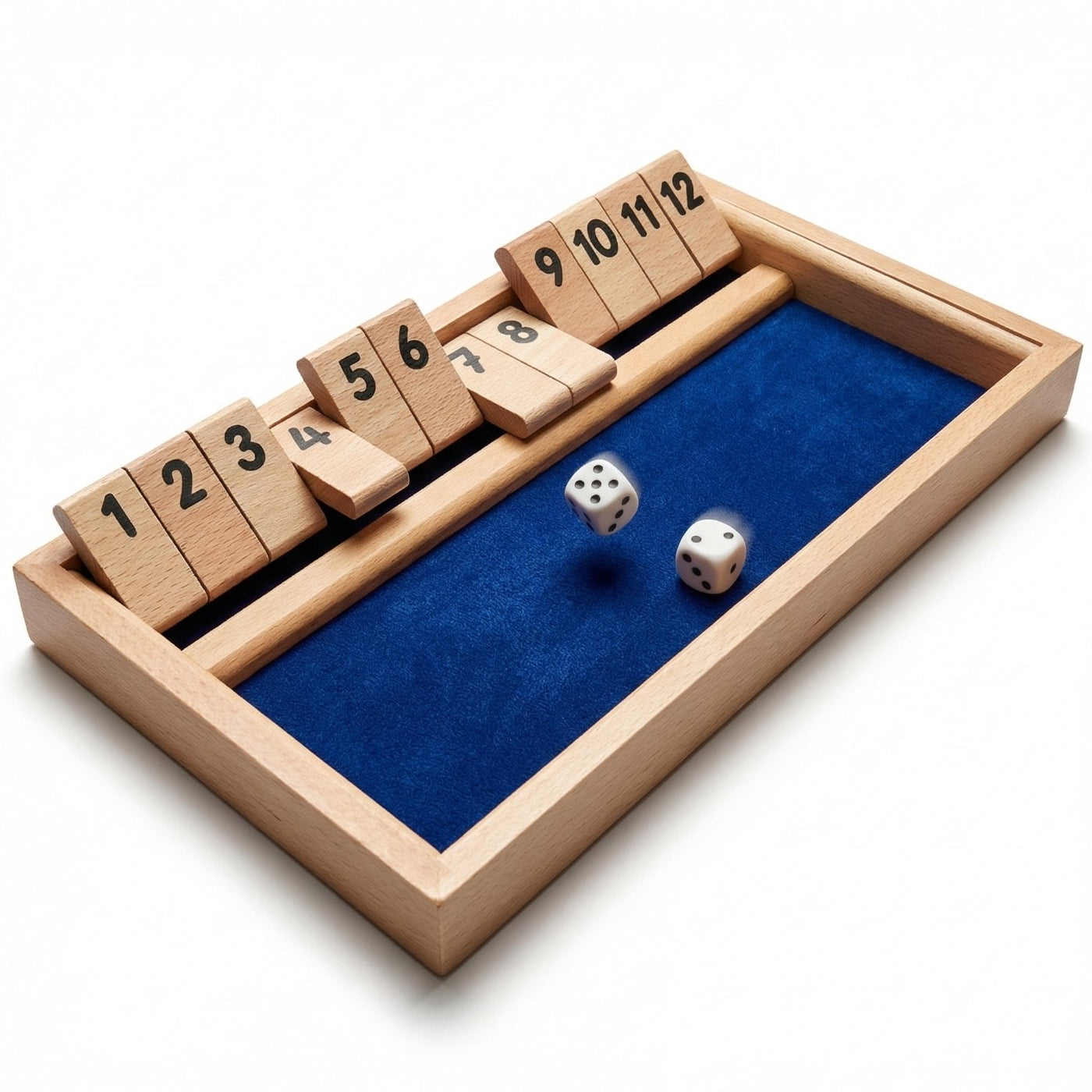 Shut the Box Würfelspiel - Jackpot Klappspiel