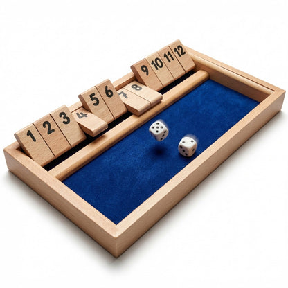 Shut the Box Würfelspiel - Jackpot Klappspiel
