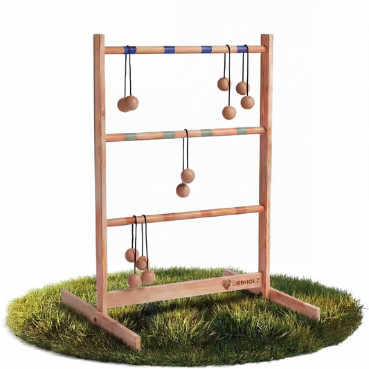 Leitergolf Wurfspiel aus Holz – Outdoor & Indoor Gartenspiel