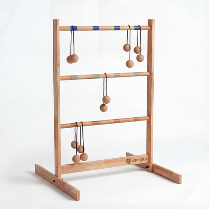 Leitergolf Wurfspiel aus Holz – Outdoor & Indoor Gartenspiel