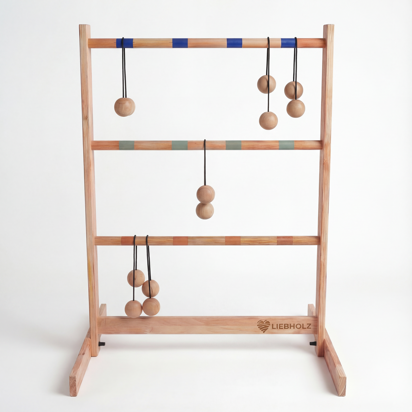 Leitergolf Wurfspiel aus Holz – Outdoor & Indoor Gartenspiel