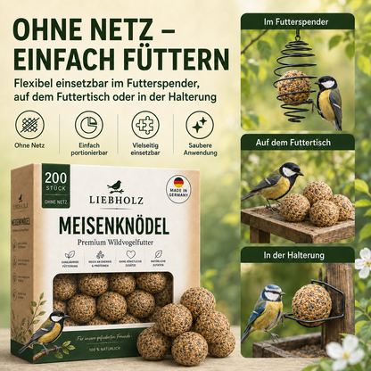 Meisenknödel ohne Netz (200 Stück)