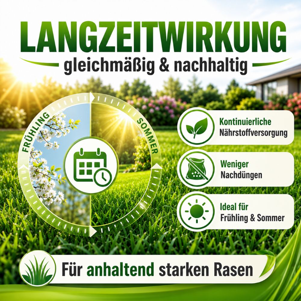 Rasendünger für Frühling und Sommer