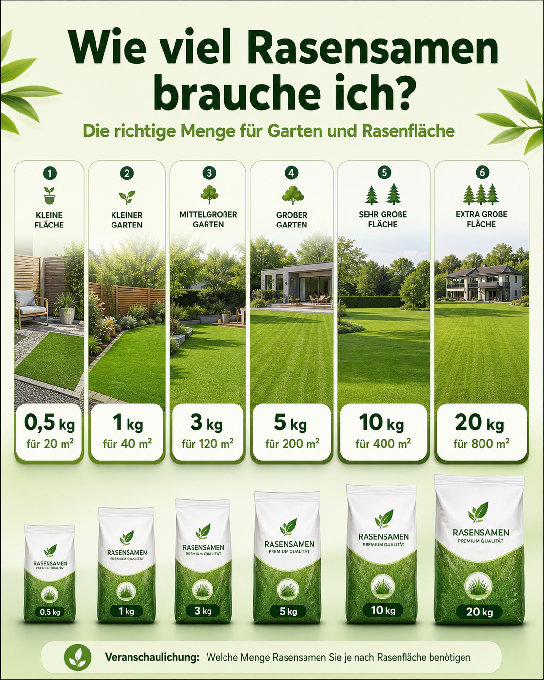 Premium Rasensamen schnellkeimend